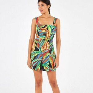 ($5.95 Ship) FARM Rio Preta Banana Linen Dress